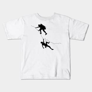 Climbing and hiking design Kids T-Shirt